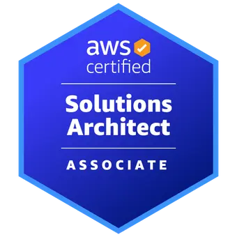 Badge for AWS Certified Solutions Architect