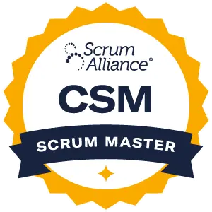 Badge for Certified Scrum Master